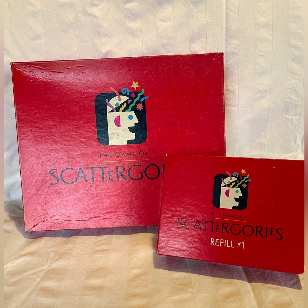 Scattergories First Edition by Milton Bradley, with refill